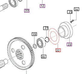Mahindra Tractor Gasket End Cover 006500264C1 Mahindra Direct Parts