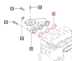 Mahindra Tractor Gasket Exhaust 31B32-01200