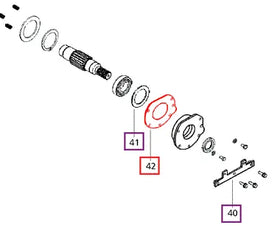 Mahindra Tractor Gasket Front Cover 006503757C1 Mahindra Direct Parts