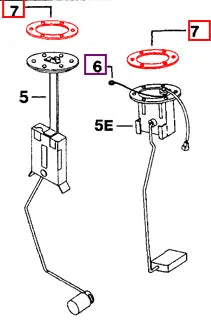 Mahindra Tractor Gasket Fuel Tank Sending Unit 005555084R1 Mahindra Direct Parts