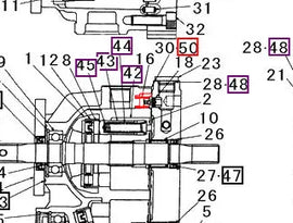 Mahindra Tractor Gasket - HST Unit 19581301540 Mahindra Direct Parts