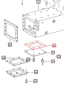 Mahindra Tractor Gasket Hand Hole Cover 000032580B12 Mahindra Direct Parts