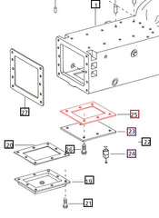 Mahindra Tractor Gasket Hand Hole Cover 000032580B12