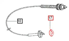 Mahindra Tractor Gasket Hour Meter 003042467R1