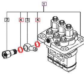 Mahindra Tractor Gasket - Injection Pump 31S9401880 Mahindra Direct Parts