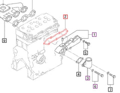Mahindra Tractor Gasket Inlet 31B30-00800