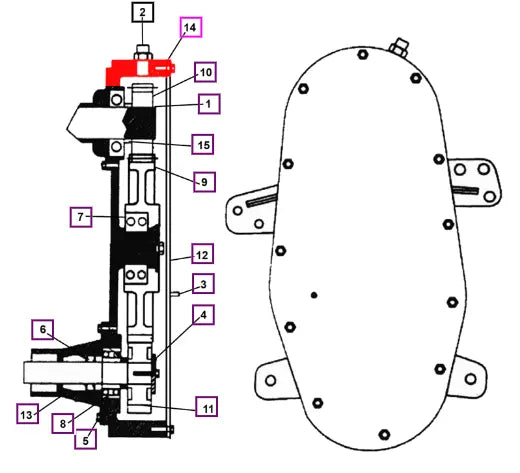Mahindra Tractor Gasket L1005000758 Mahindra Direct Parts