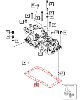 Mahindra Tractor Gasket Lift Housing 007206445V1 Mahindra Direct Parts