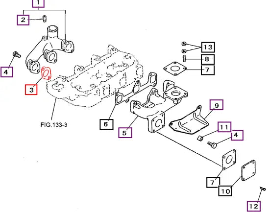 Mahindra Tractor Gasket MM407305 Mahindra Direct Parts