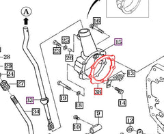 Mahindra Tractor Gasket Main Change Lever 16602250041