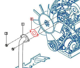 Mahindra Tractor Gasket - Muffler 11511310010 Mahindra Direct Parts