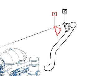 Mahindra Tractor Gasket - Muffler 12291050010 Mahindra Direct Parts