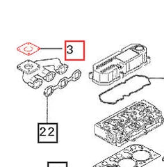 Mahindra Tractor Gasket - Muffler 30A30-00200