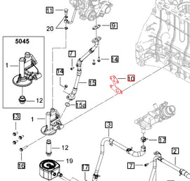 Mahindra Tractor Gasket Oil Filter 006014898V1 Mahindra Direct Parts