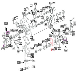 Mahindra Tractor Gasket Output Shaft Brg Cap 000A957 Mahindra