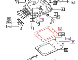 Mahindra Tractor Gasket Rail Housing 006504727C2 Mahindra Direct Parts