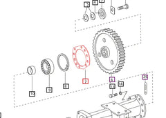 Mahindra Tractor Gasket Rear Axle Carrier 001233548R1