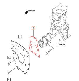 Mahindra Tractor Gasket Rear Plate 006053073N01 Mahindra Direct Parts