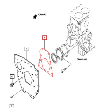 Mahindra Tractor Gasket Rear Plate 006053073N01 Mahindra Direct Parts