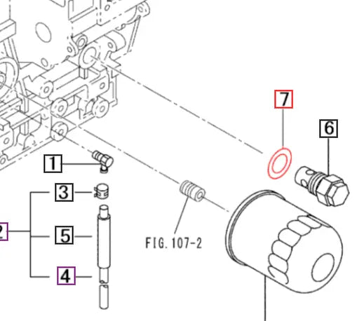 Mahindra Tractor Gasket - Relief Valve 34340-00700 Mahindra Direct Parts