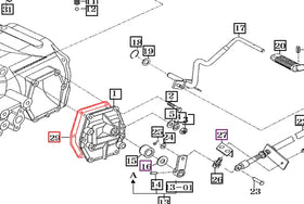 Mahindra Tractor Gasket Reverse Metal 16602250011 Mahindra Direct Parts