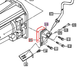 Mahindra Tractor Gasket - Shifter Cover 16602250021 Mahindra Direct Parts