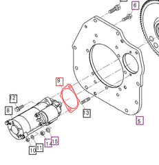 Mahindra Tractor Gasket - Starter Motor E620004622