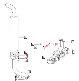 Mahindra Tractor Gasket Stub Pipe 000020567E05 Mahindra Direct Parts