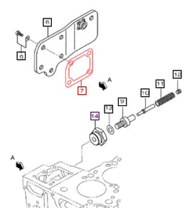 Mahindra Tractor Gasket Tie Cover 006054275K01 Mahindra Direct Parts