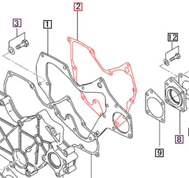 Mahindra Tractor Gasket - Timing Gear Case 31A07-11901 Mahindra Direct Parts