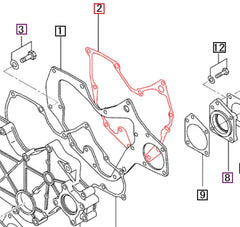 Mahindra Tractor Gasket - Timing Gear Case 31A07-11901