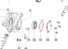 Mahindra Tractor Gasket - Transfer Case 000016297P04