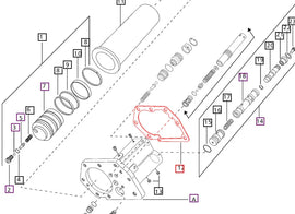 Mahindra Tractor Gasket Valve Body 005555283R3 Mahindra Direct Parts