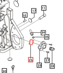 Mahindra Tractor Gasket - Water Drain Plug 000020495E05