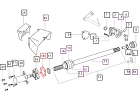 Mahindra Tractor Gasket Water Pump 30L4505101 Mahindra Direct Parts