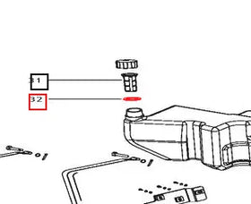 Mahindra Tractor Gasket for Fuel Strainer E007539623D1 Mahindra Direct Parts