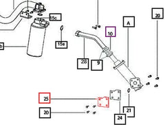Mahindra Tractor Gasket for Strainer Removal Flange 000013703P04