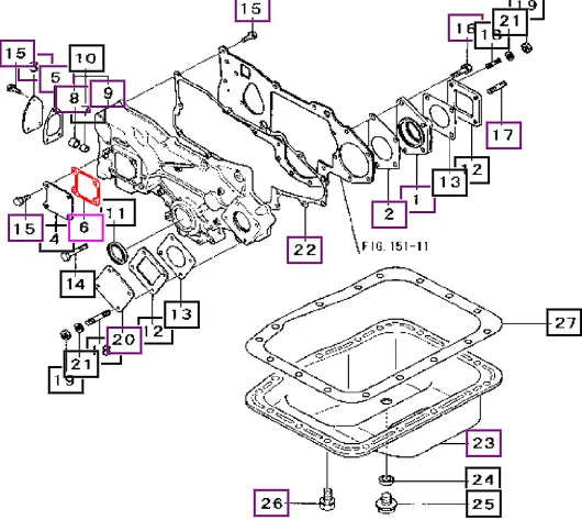 Mahindra Tractor Gasket, Gear 30H1103300 Mahindra Direct Parts