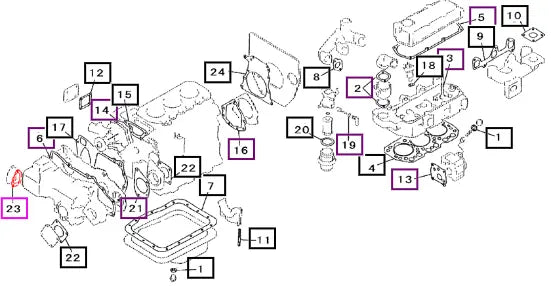 Mahindra Tractor Gasket, Gov 30A1100301 Mahindra Direct Parts