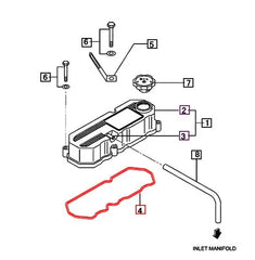 Mahindra Tractor Gasket, Valve Cover 31B04-13201