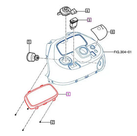 Mahindra Tractor Gauge Cluster 11616602303 Mahindra Direct Parts