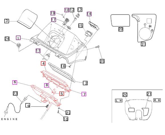 Mahindra Tractor Gauge Cluster 19572943001 Mahindra