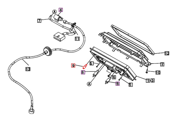 Mahindra Tractor Gauge Cluster Bulb for Indicator Lights 10462854500 Mahindra