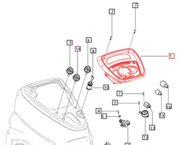 Mahindra Tractor Gauge Cluster E007700776D93 Mahindra