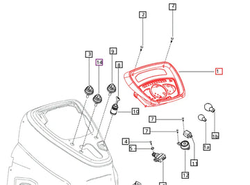 Mahindra Tractor Gauge Cluster E007700776D93 Mahindra