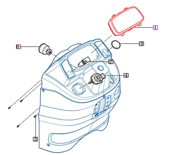 Mahindra Tractor Gauge / Instrument Cluster 11516602001 Mahindra Direct Parts