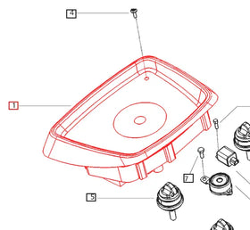 Mahindra Tractor Gauge / Instrument Cluster E007701445D91 Mahindra Direct Parts