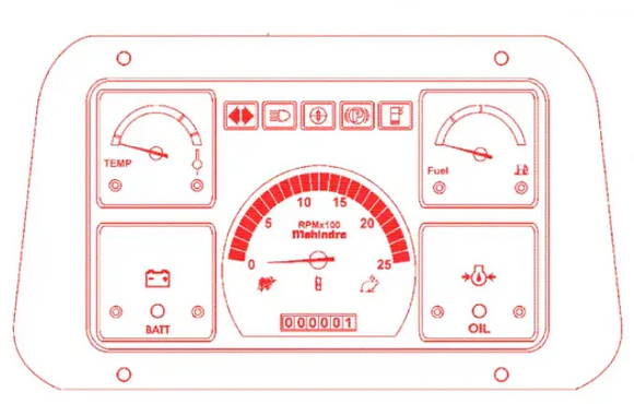 Mahindra Tractor Gauge / Instrument Cluster Mahindra