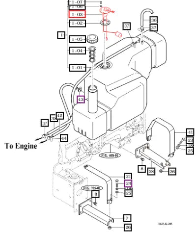 Mahindra Tractor Gauge, Fuel 17976642301 Mahindra Direct Parts