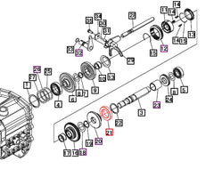 Mahindra Tractor Gear 20T 10441229000